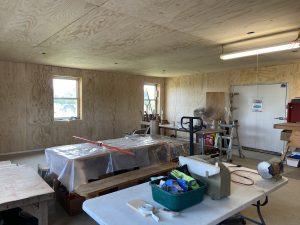 Summer 2020 – Shop Wood Paneling Installed