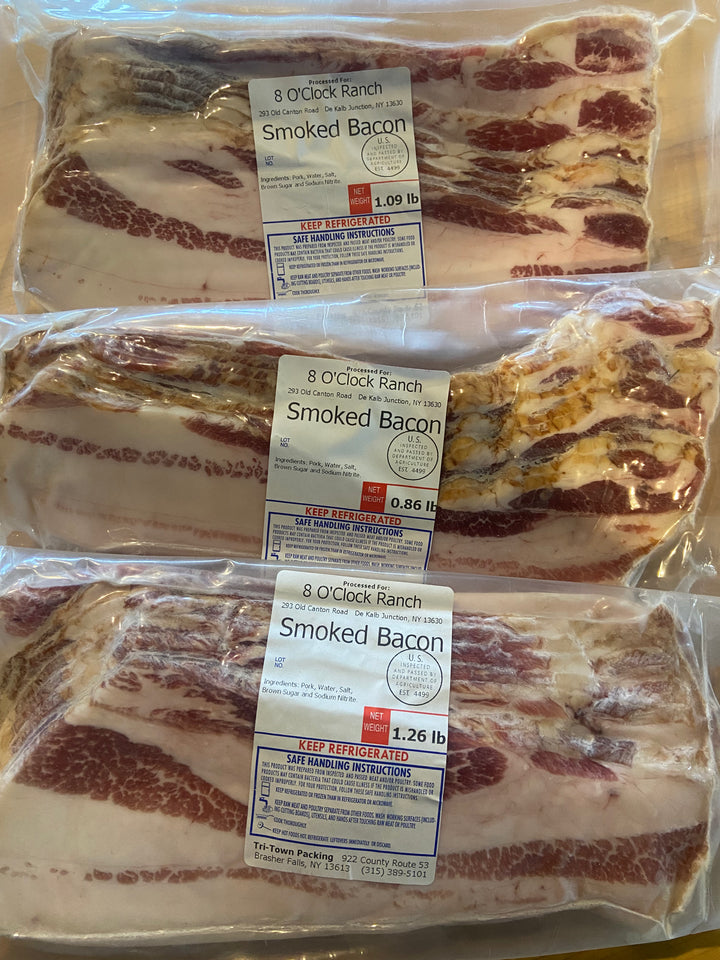 "Streaky" Extra Fatty Smoked Bacon SALE!